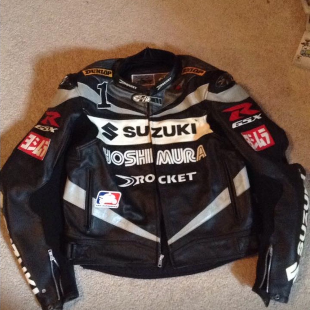 Men's Joe Rocket Leather Motorcycle Jacket